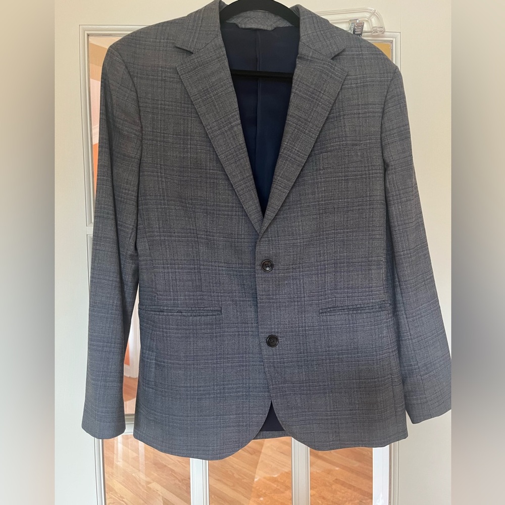 Bonobos Jetsetter Wool Blazer - Grey Check